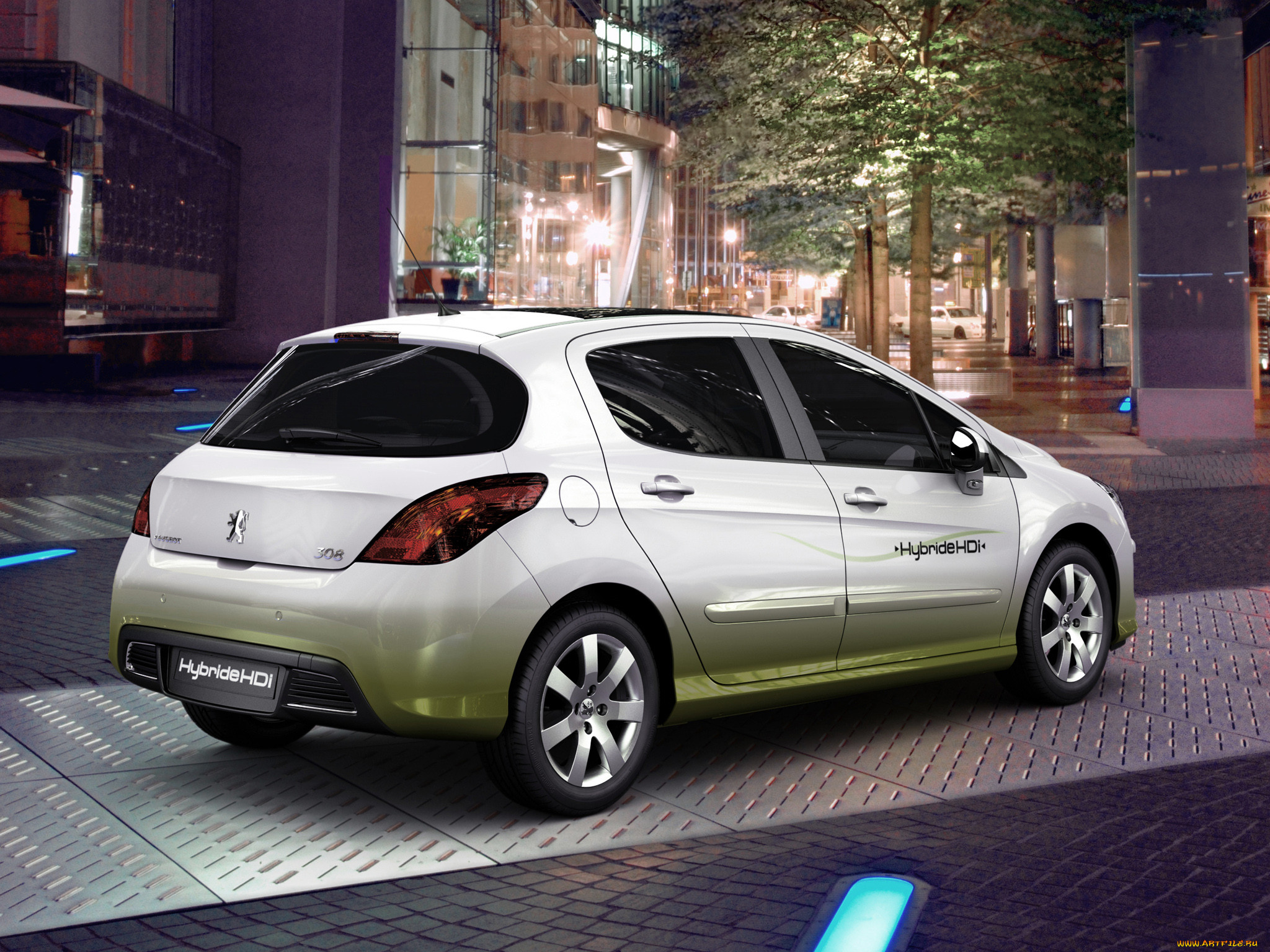 , peugeot, 2007, concept, hdi, hybride, 308